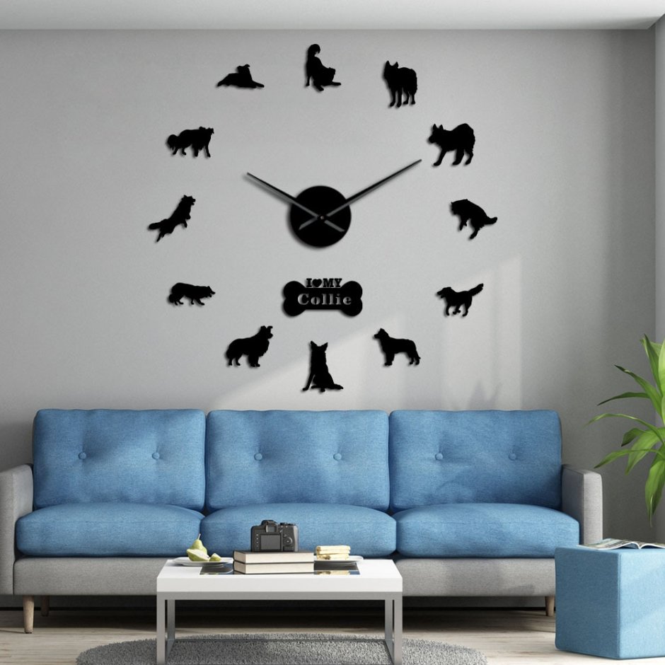 DIY Clock настенные 3d часы боль