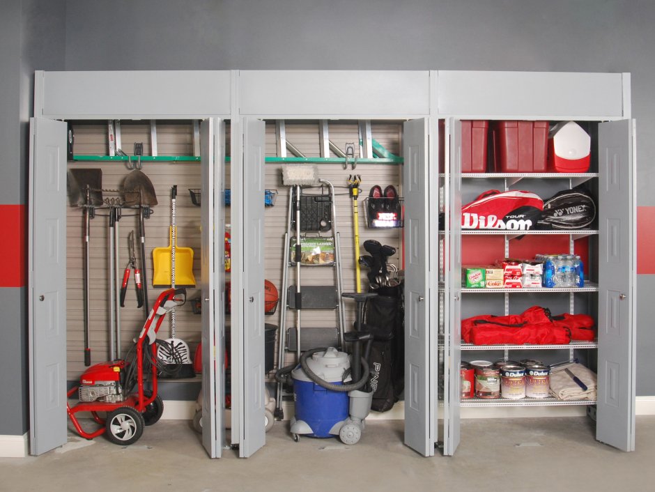 Полки и организация пространства для гаража