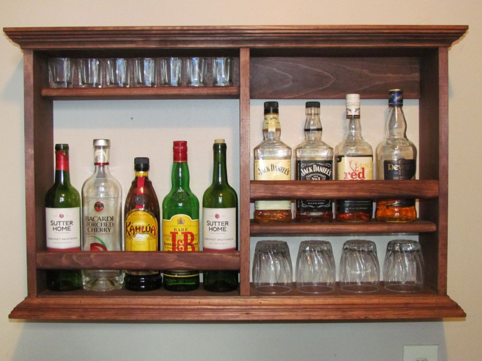 Хранение алкоголя на кухне