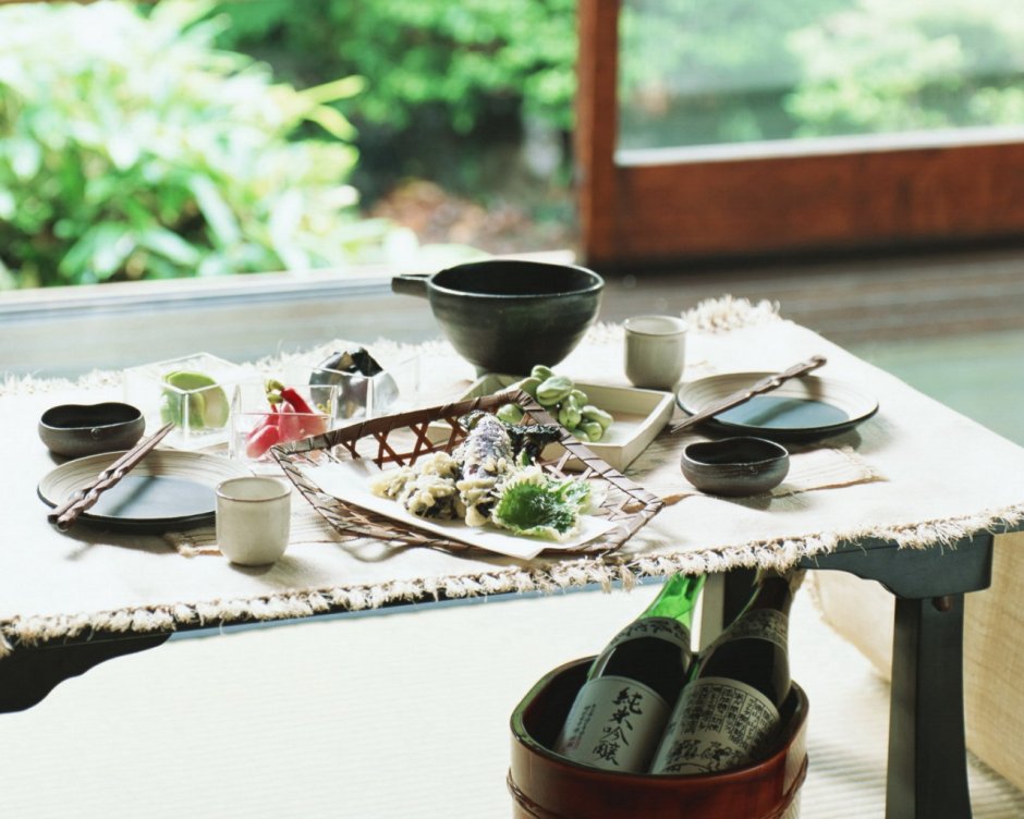 Сервировка стола в японском стиле