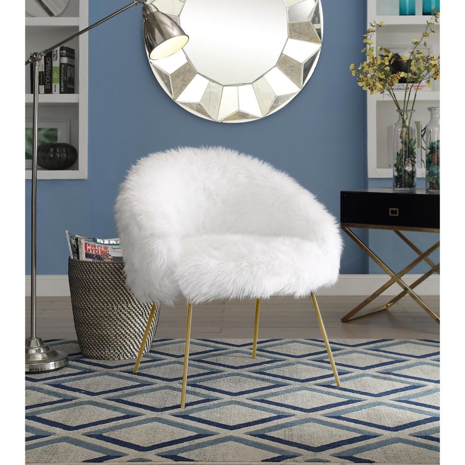Orbit Faux fur Chair