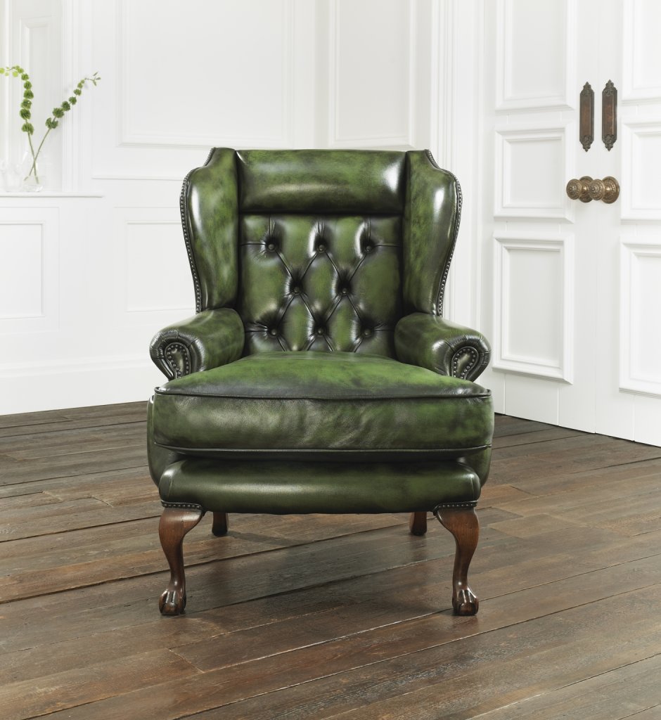 Green Velvet Armchair