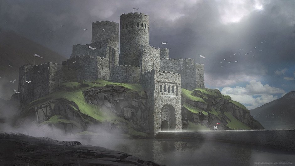 Винтерфелл иллюстрация