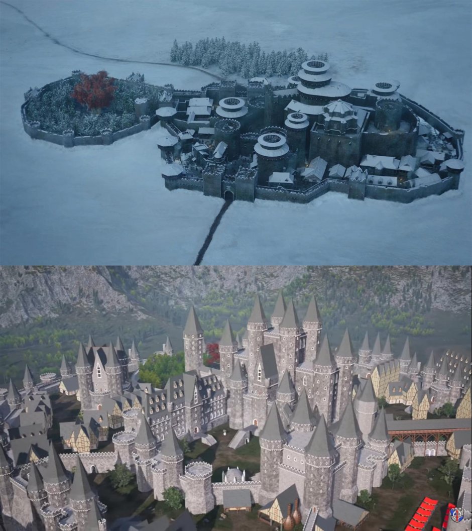 Великий чертог Винтерфелл