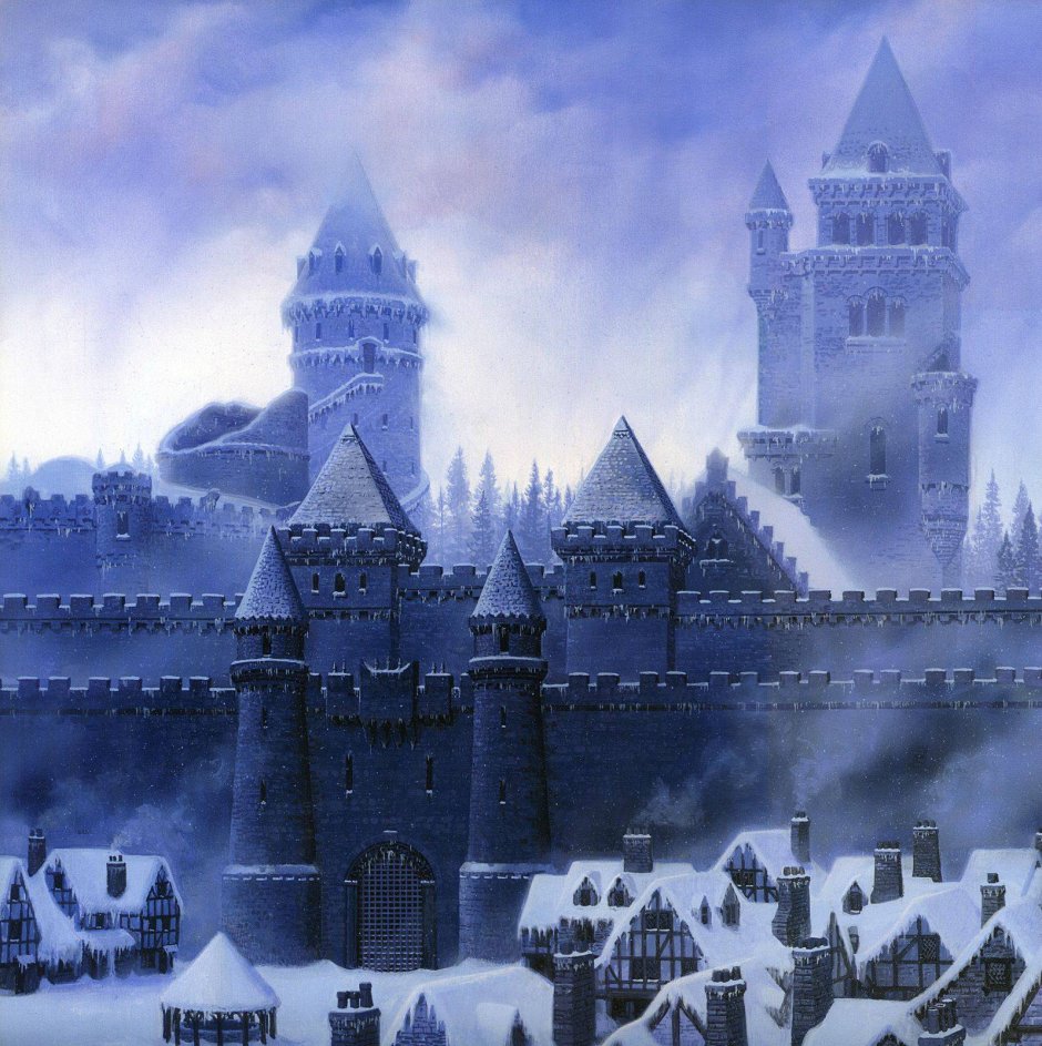 Замок из игры престолов Винтерфелл