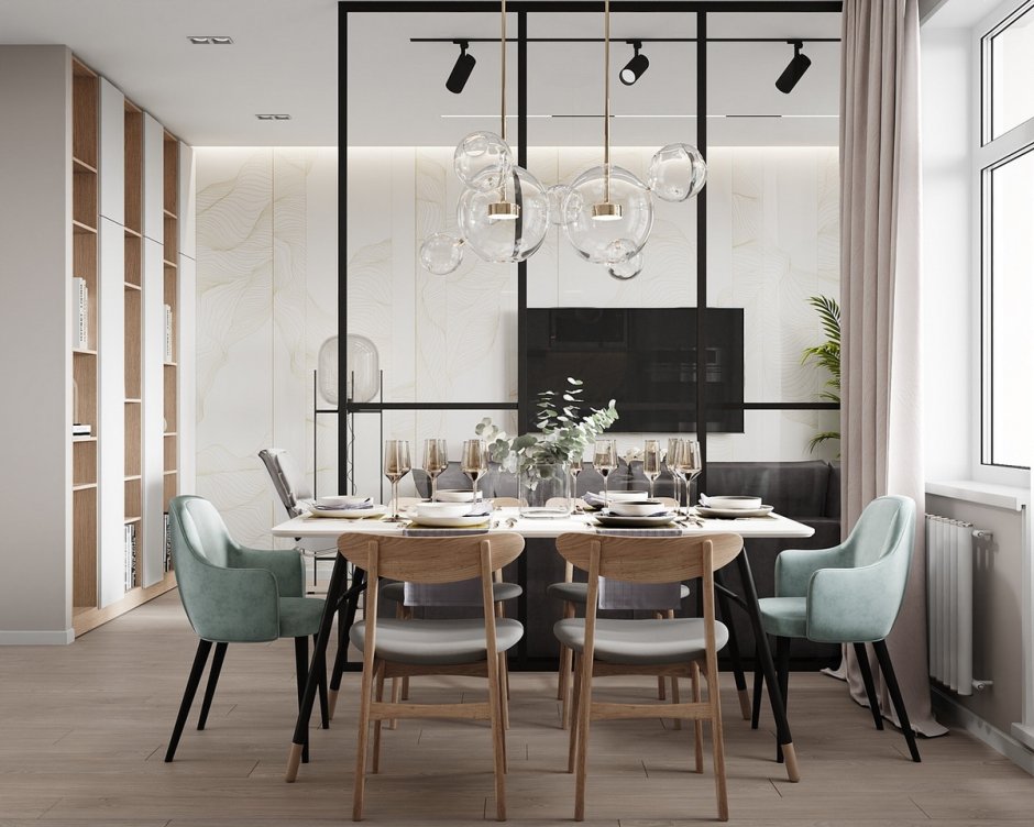 Подвесной светильник "Glass tube Chandelier"