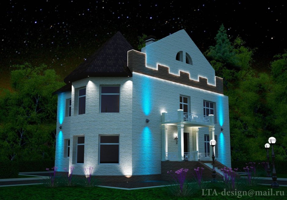 Подсветка домов