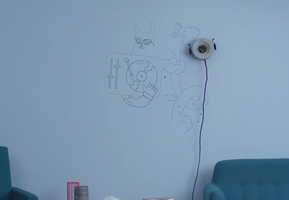 Робот для рисования на стенах