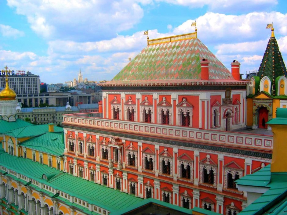 Золотое крыльцо Теремного дворца Московского Кремля