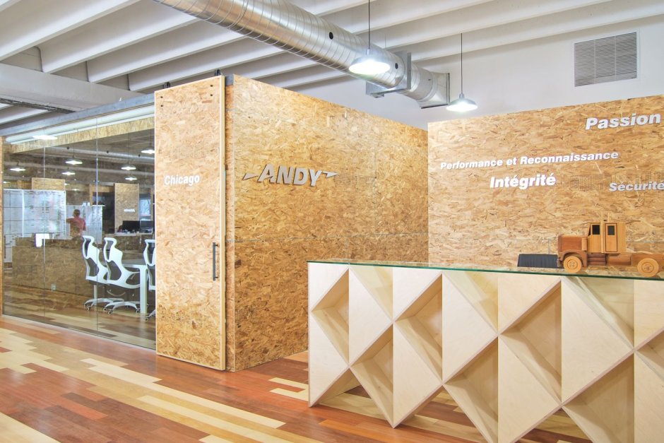 ОСБ плита в интерьере