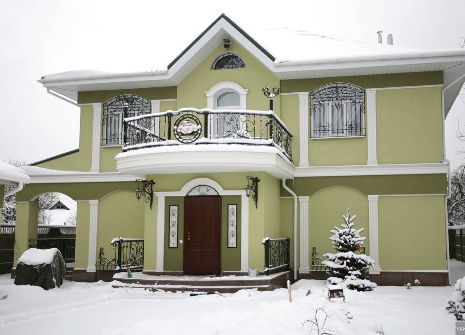 Комбинированная отделка фасада