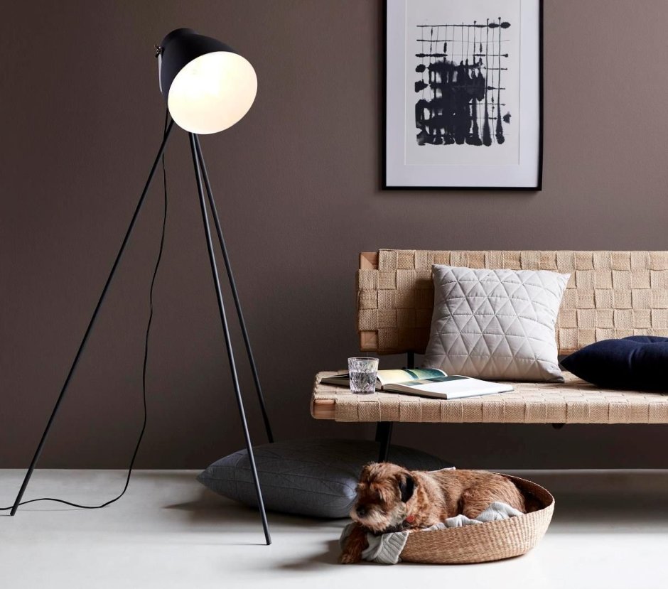 Industrialna Patton Floor Lamp - Black- Nordlux