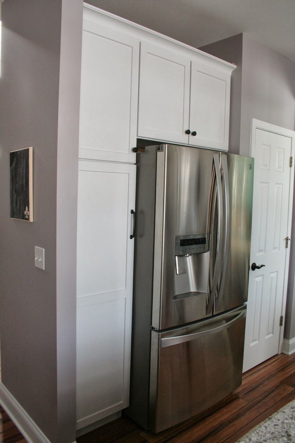 Икеа кухни встроенный холодильник двухдверный