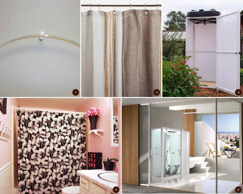 Штора для ванной Bathroom Curtains 180 180
