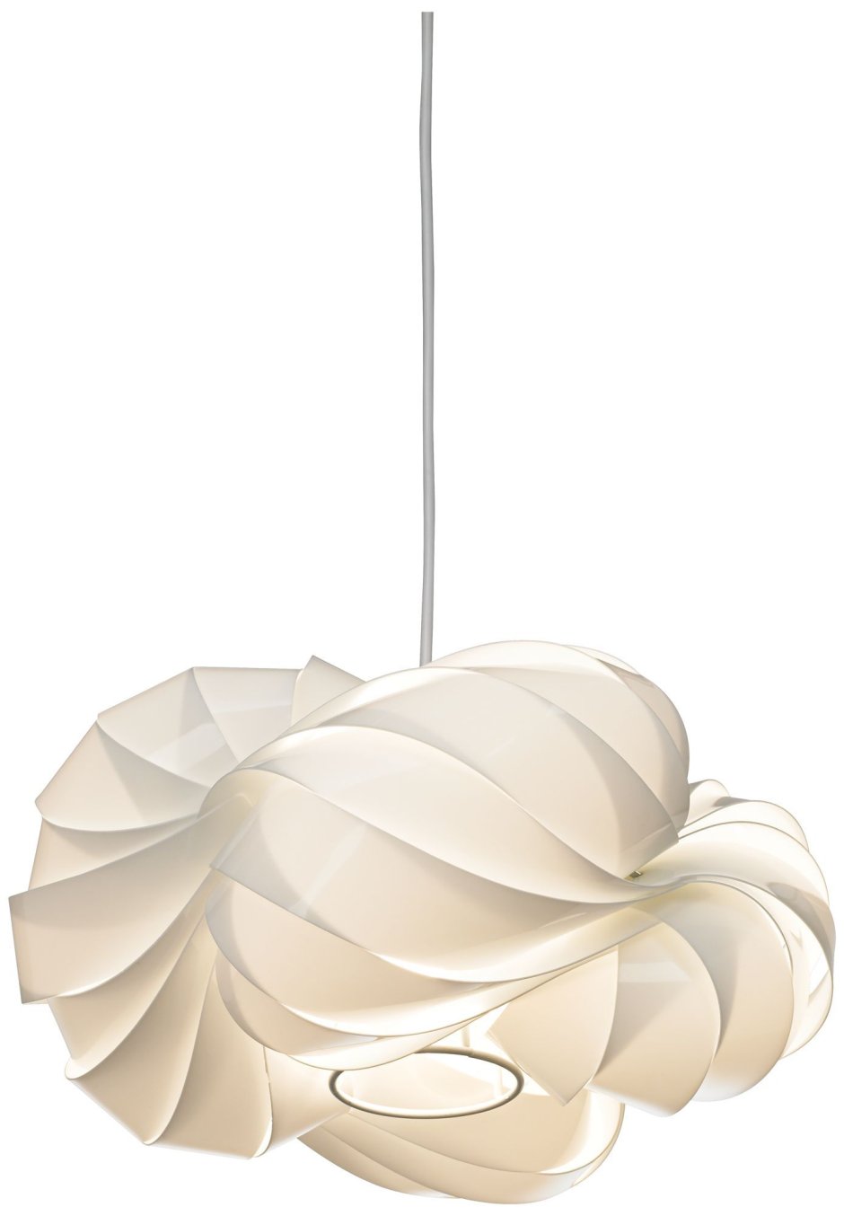 Possini Euro Design White Flower Pendant Chandelier