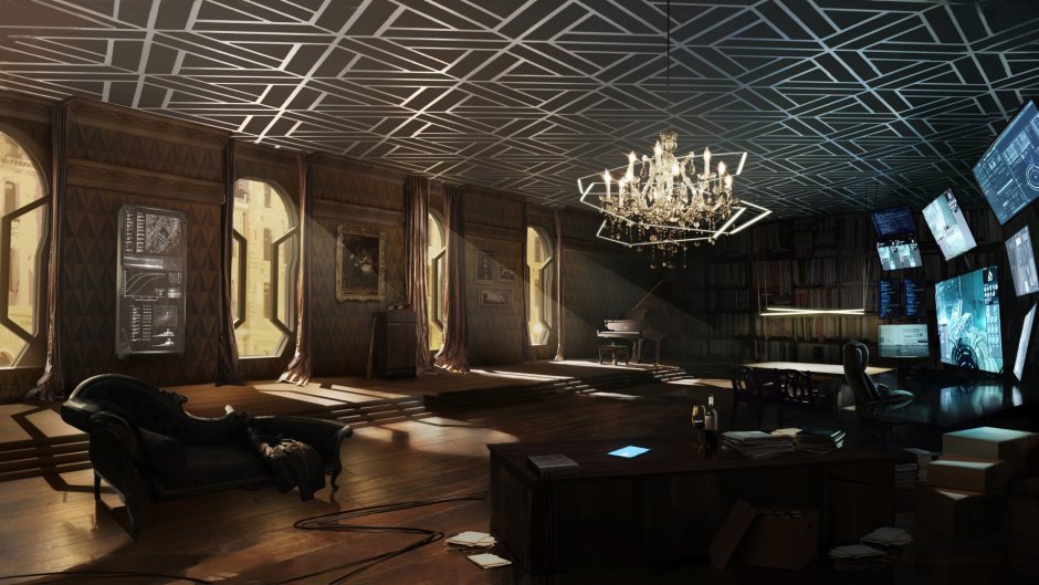 Deus ex интерьер