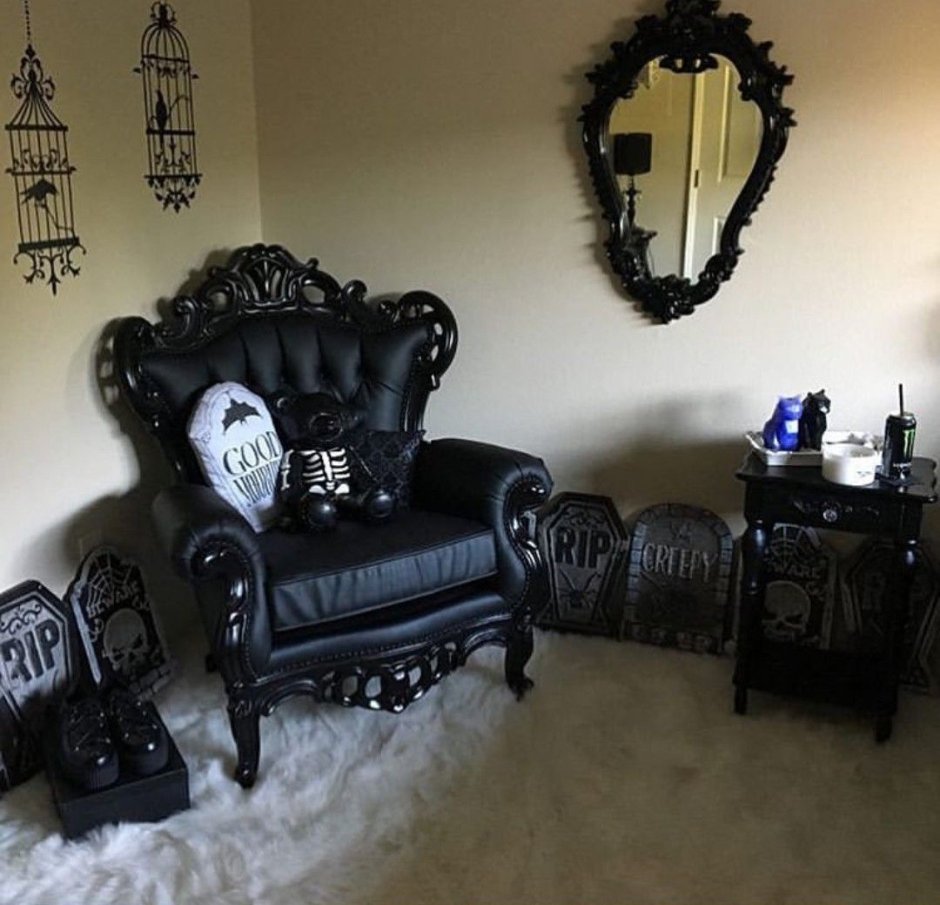 Трон мебель Готика