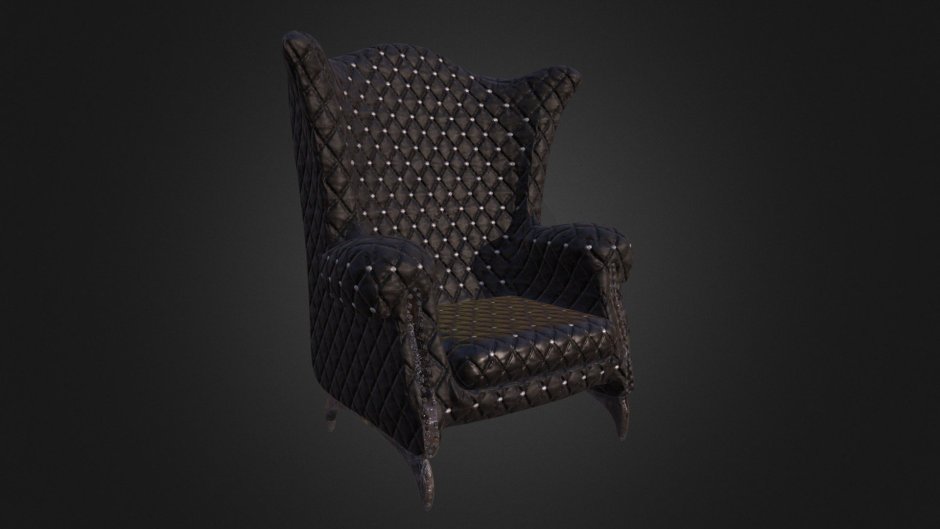 Кресло в готическом стиле маленькое