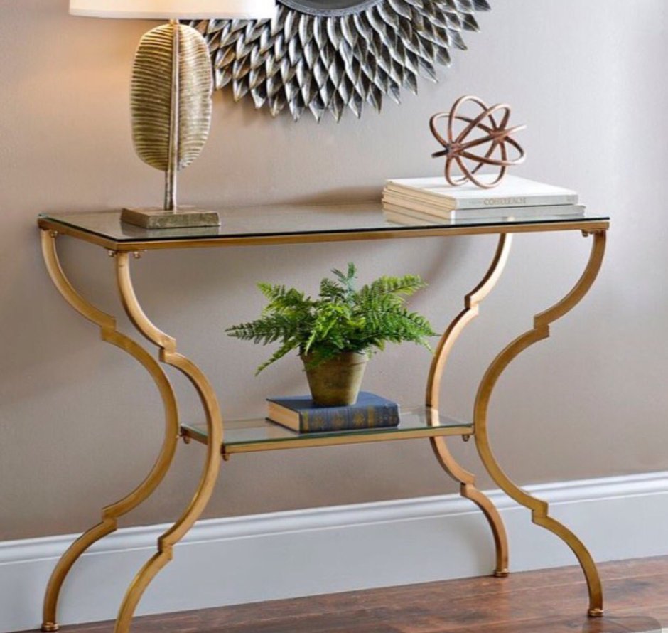 Console Table Palmer Polished Stainless Steel