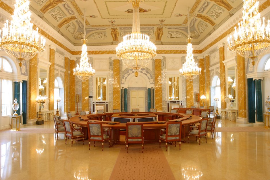 Сенатский дворец Московского Кремля Екатерининский зал