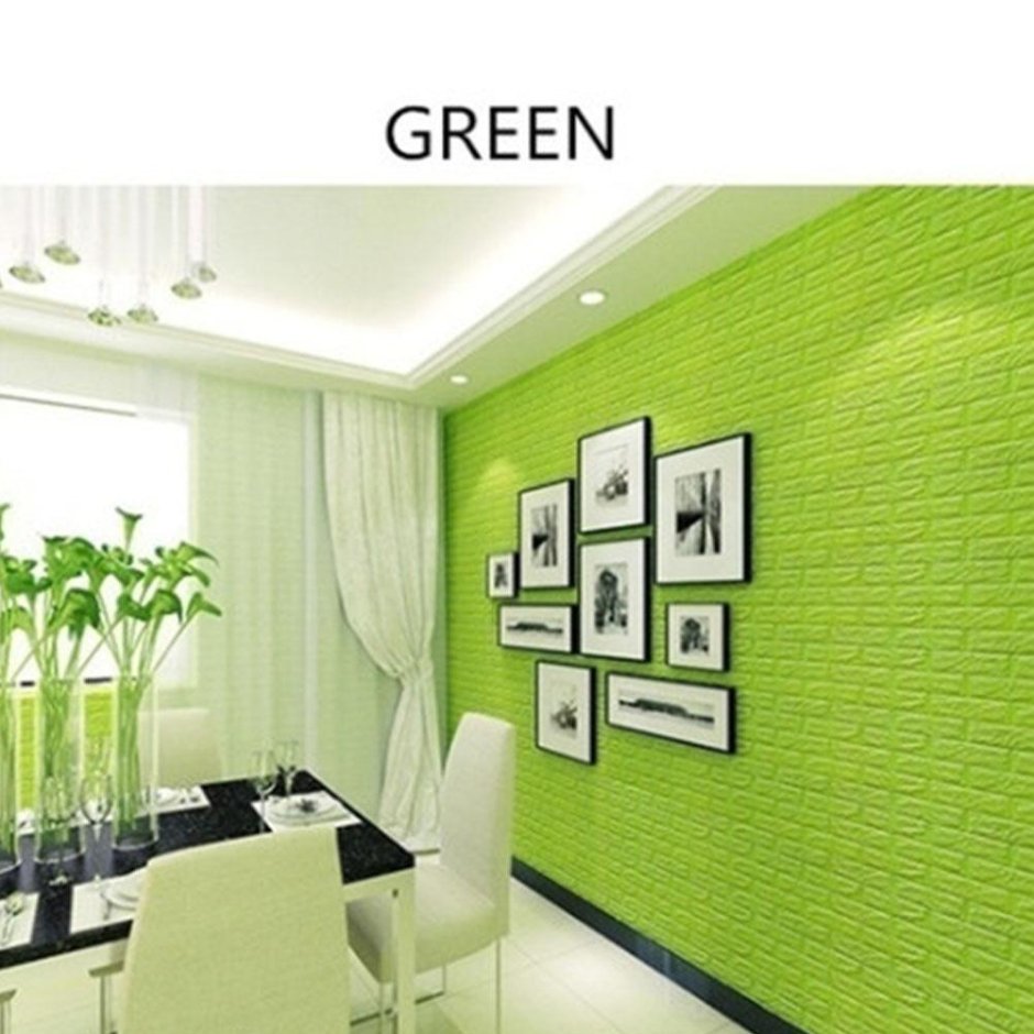 Самоклеющиеся панели для стен зеленые