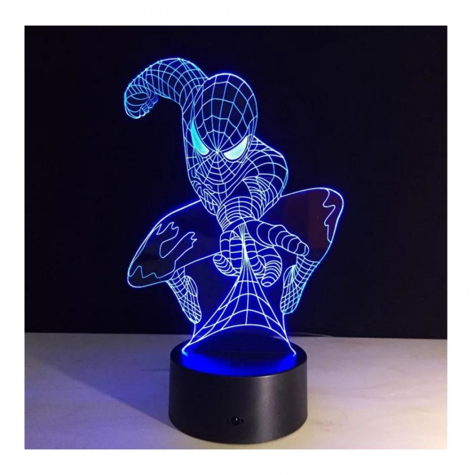 3d-светильник «Спайдермен»