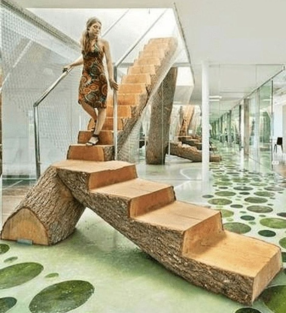 Лестница из дерева