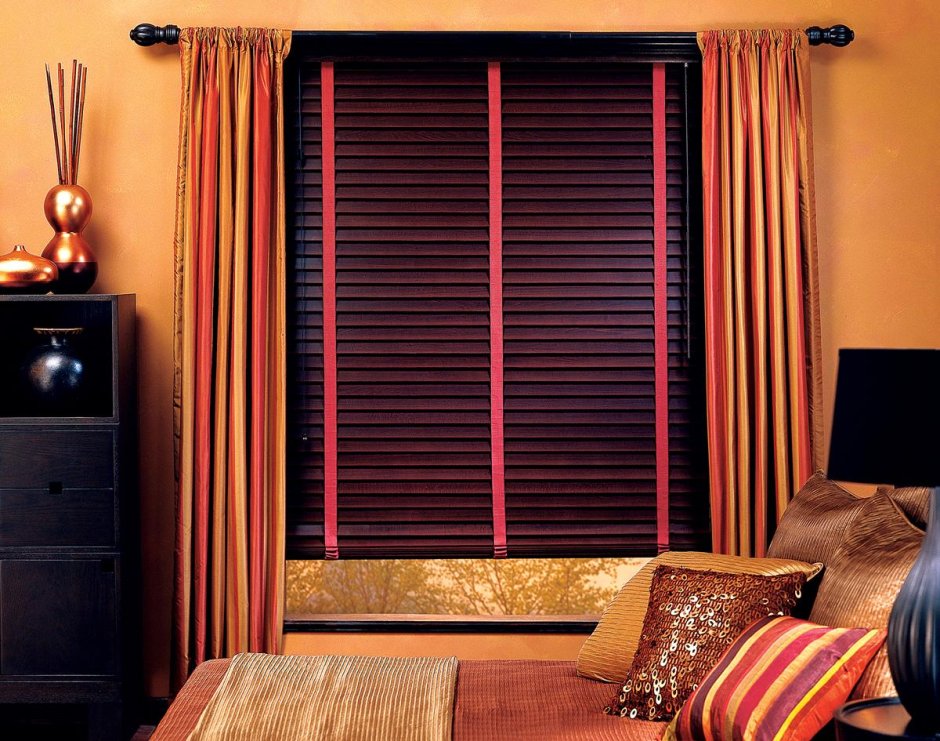 Жалюзи деревянные горизонтальные