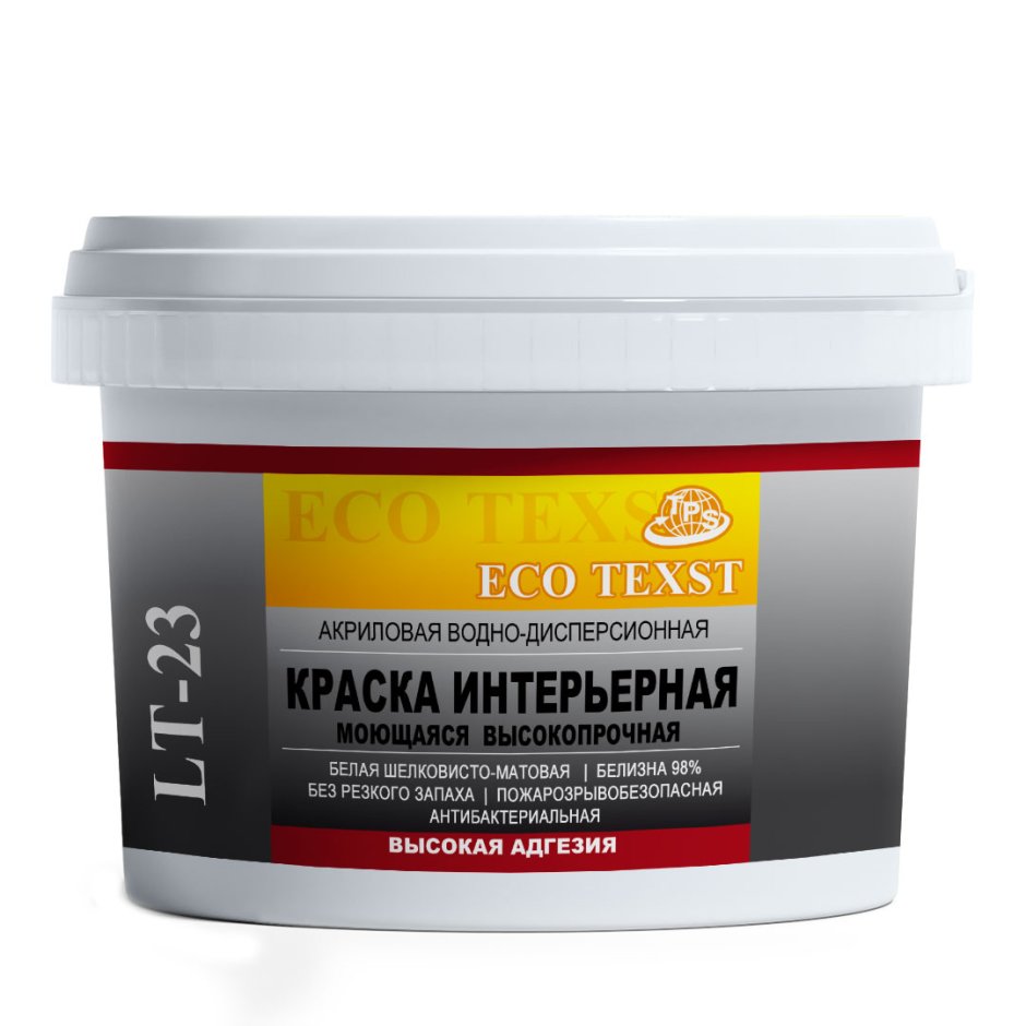 Краска Лакра интерьерная акриловая белоснежная 3кг