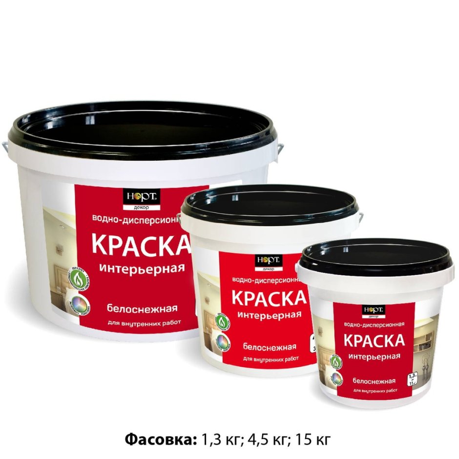 Краска акриловая Профилюкс для стен и потолков