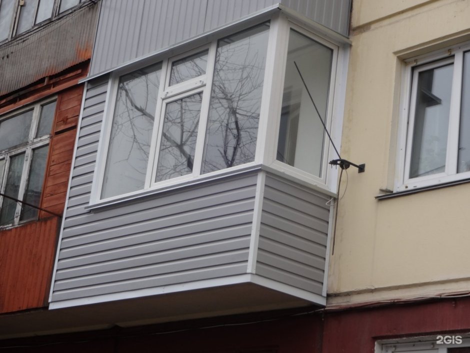 Фасадный сайдинг для балкона