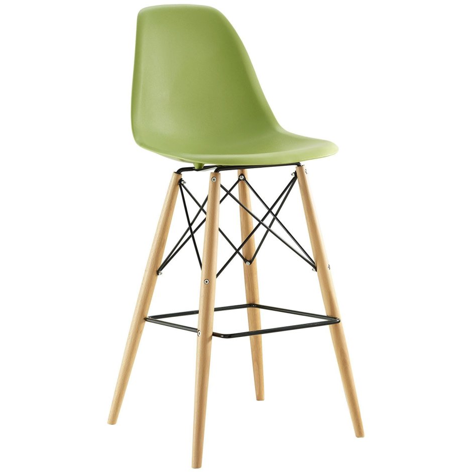 Барный стул DSW зеленый