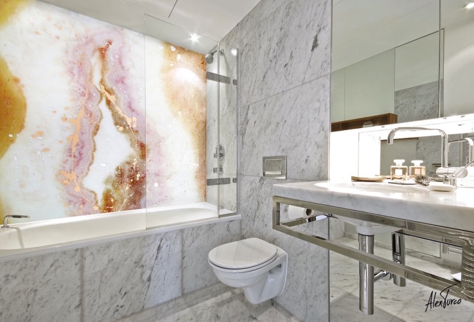 Шикарные интерьеры ванных комнат