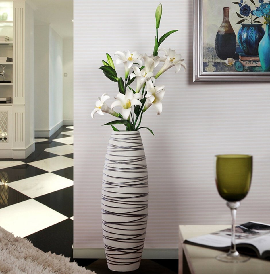Вазы для декора интерьера
