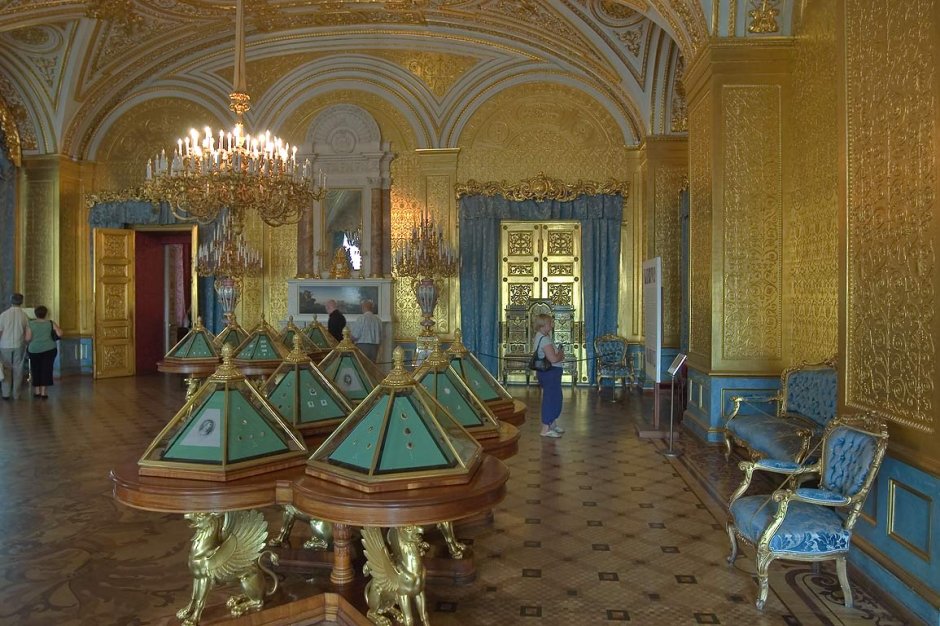 Эдуард Петрович ГАУ (1807-1887) - интерьеры зимнего дворца.