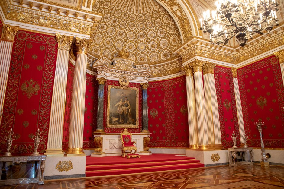 Эдуард Петрович ГАУ (1807-1887) - интерьеры зимнего дворца.