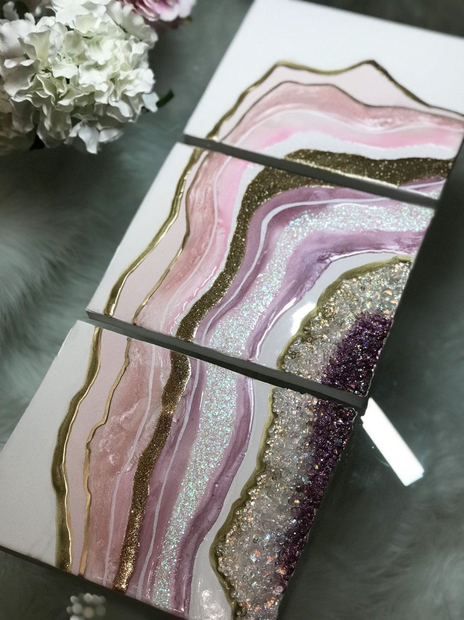 Geode Epoxy триптих