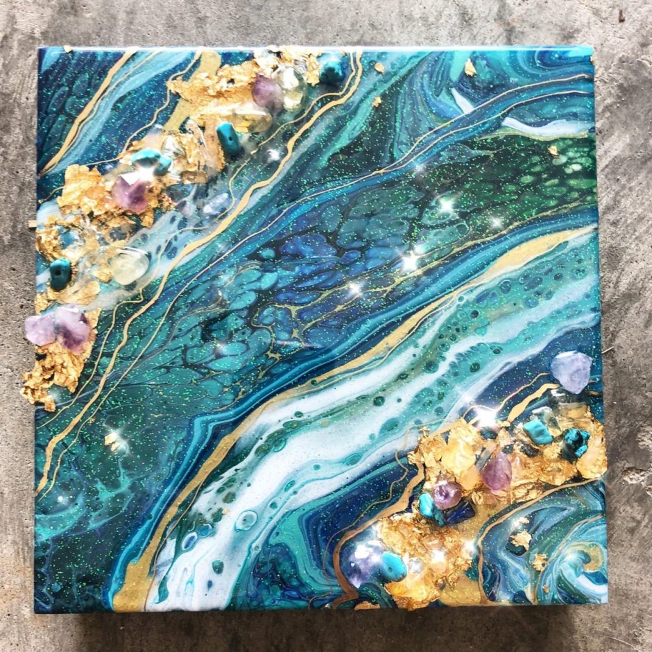 Техника Geode Art
