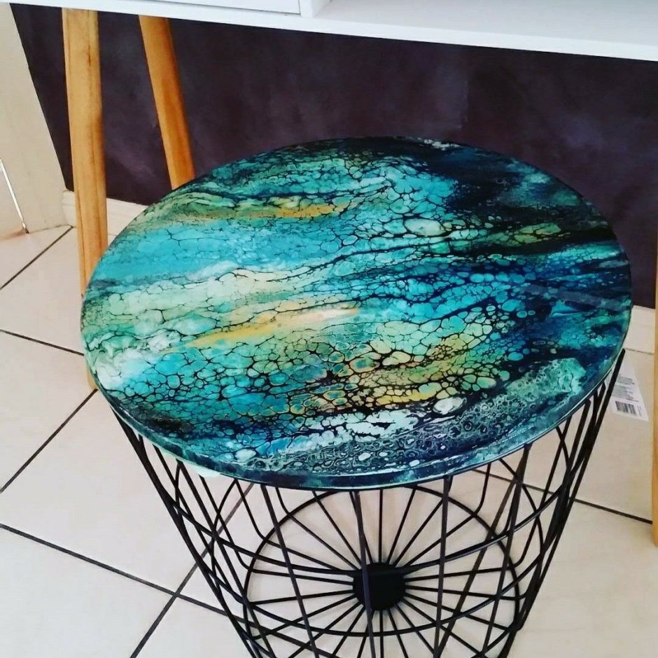 Столы в технике Resin Art