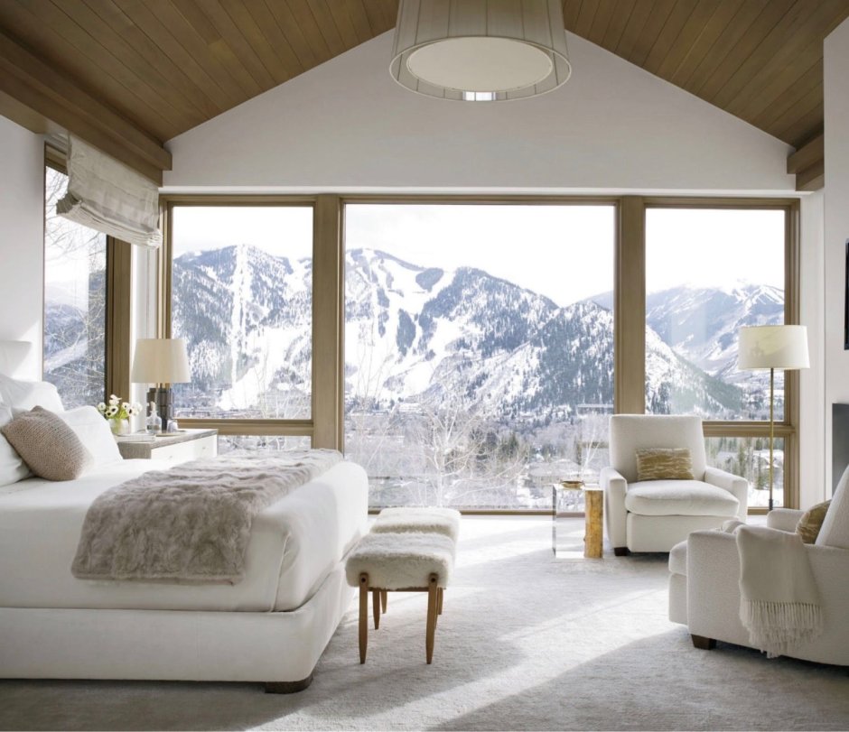 Спальня в горах с панорамным видом