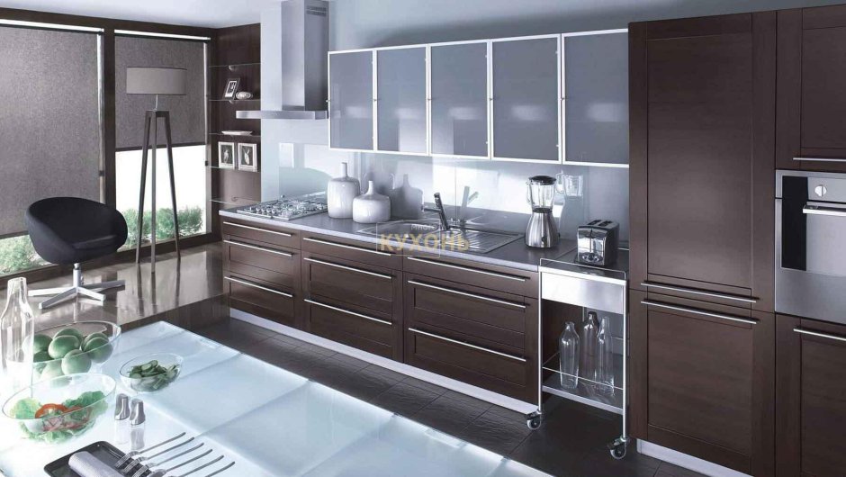 Кухни венге Модерн