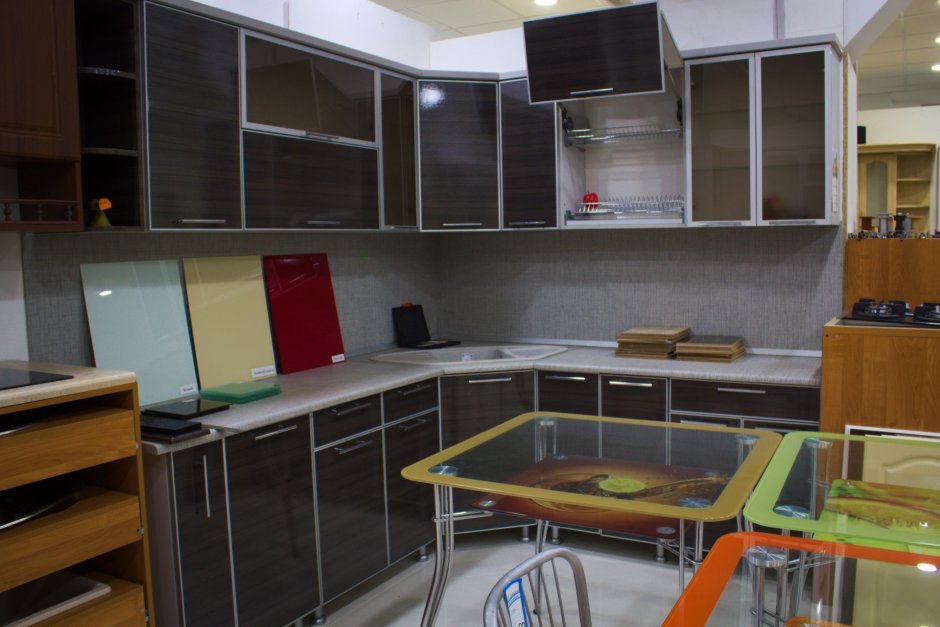 Алюминиевые фасады для кухни Екатеринбург