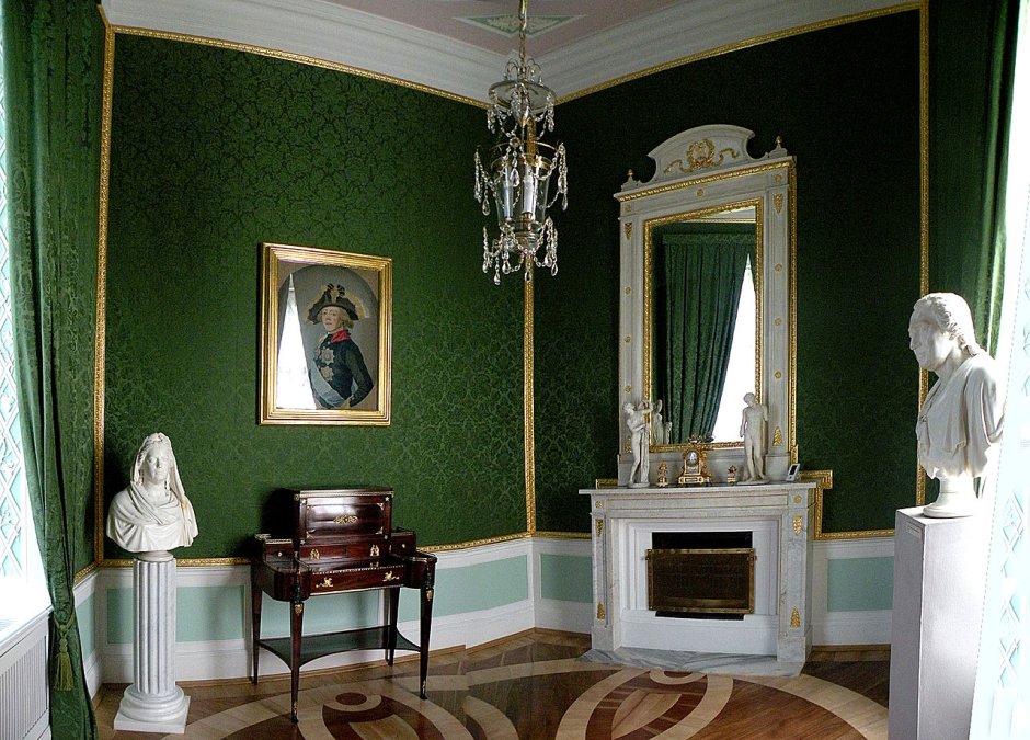 Гатчинский дворец башенный кабинет императрицы Марии Федоровны.