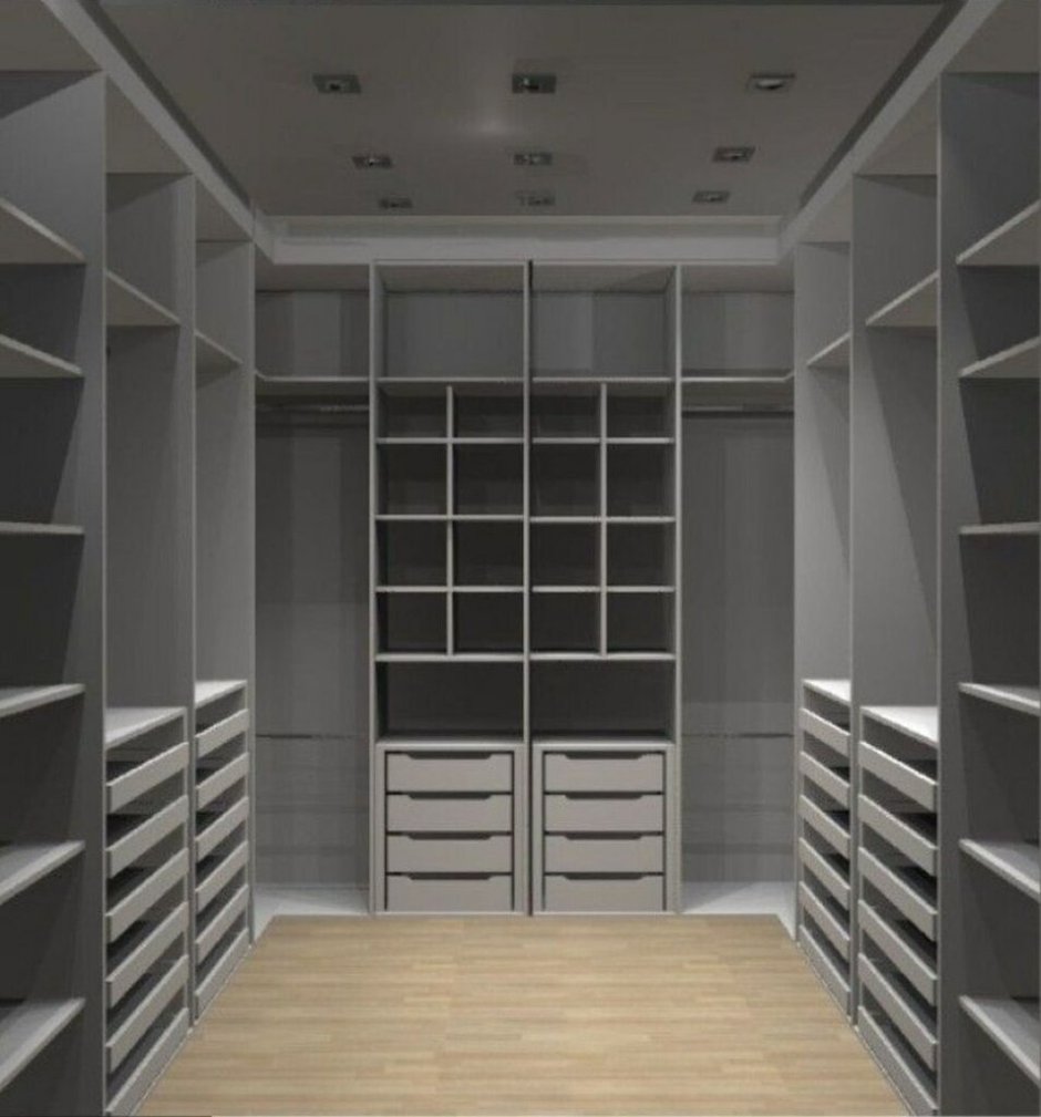 Планировка с гардеробной сохранение пространства