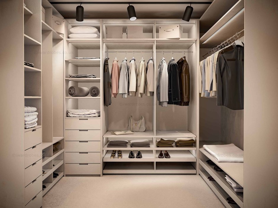 Модульная гардеробная комната