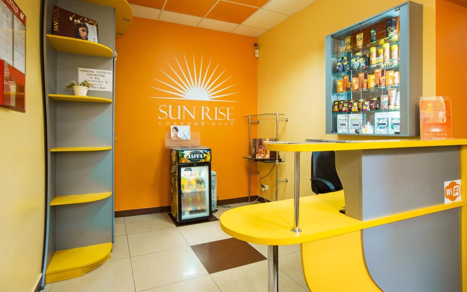 Ресепшен студии загара