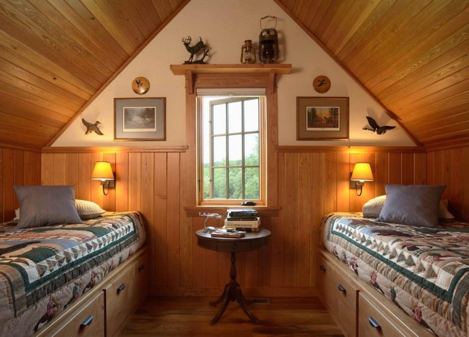Уютный деревянный домик