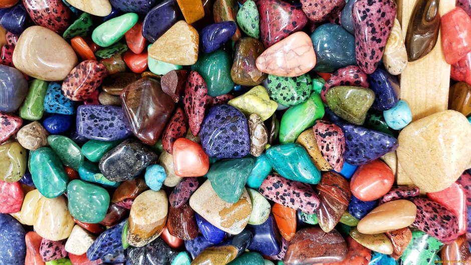 Конфеты камушки разноцветные