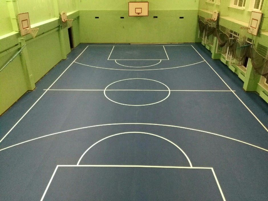 Разметка спортзала 12х24