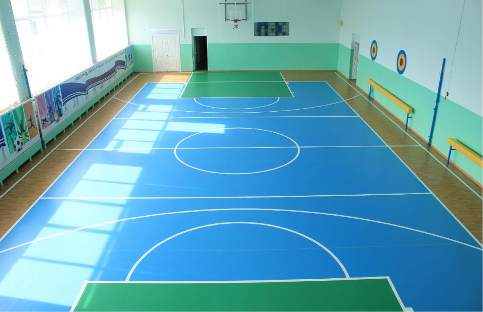 Разметка спортивного зала